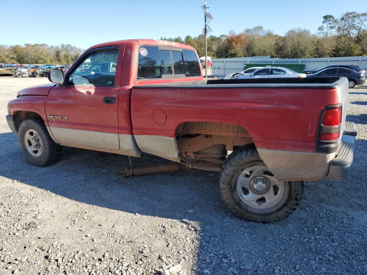 1998 Dodge RAM VIN 1B7HC16X6WS517319 Copart auction photo, undercarriage / minor dent/scratches damage thumbnail 2