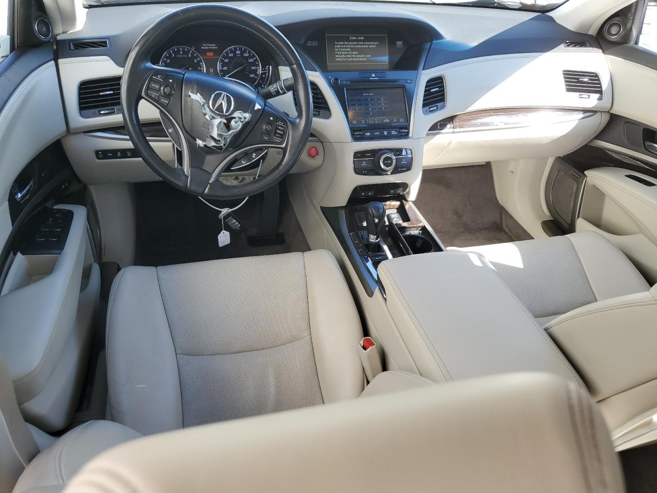 2016 Acura RLX VIN JH4KC1F97GC001245 Copart auction photo, front end damage thumbnail 8