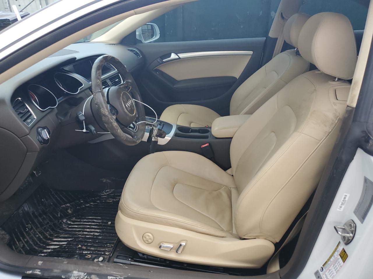 2013 Audi A5 VIN WAUCFAFR1DA034162 Copart auction photo, front end damage thumbnail 7