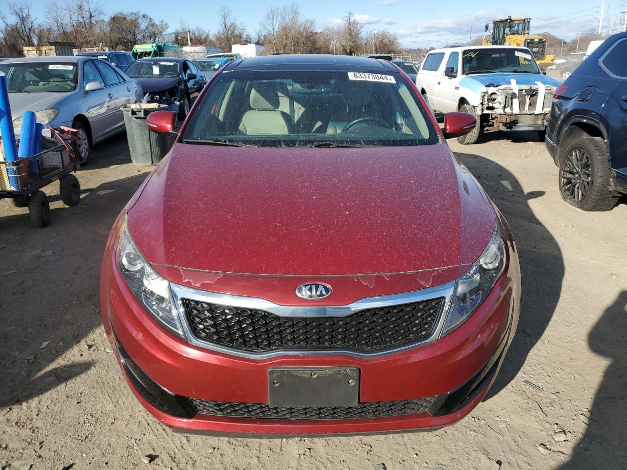 2013 KIA Optima VIN 5XXGN4A75DG256917 Copart auction photo, mechanical damage thumbnail 5
