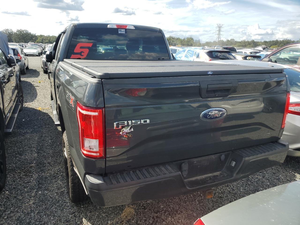 2017 Ford F-150 VIN 1FTEX1CP4HFA42244 Copart auction photo, water/flood damage thumbnail 6