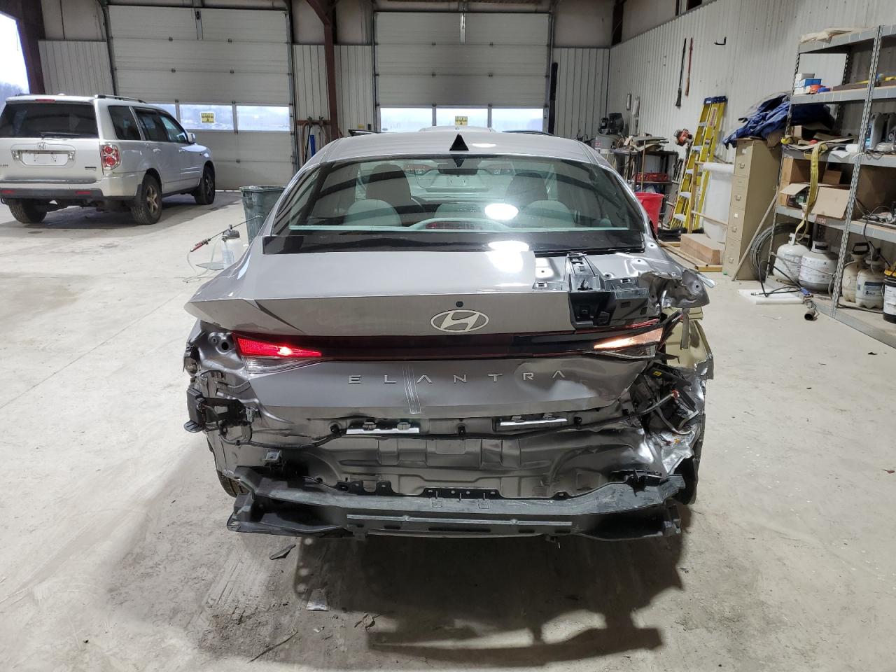 2024 Hyundai Elantra VIN KMHLM4DG0RU641750 Copart auction photo, front end / rear end damage thumbnail 6