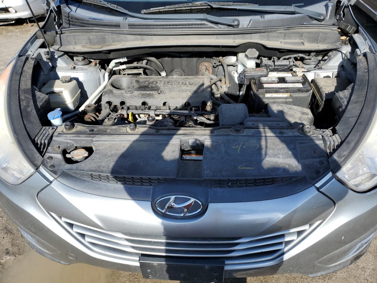 2011 Hyundai Tucson VIN KM8JT3AB0BU231968 Copart auction photo, front end damage thumbnail 12