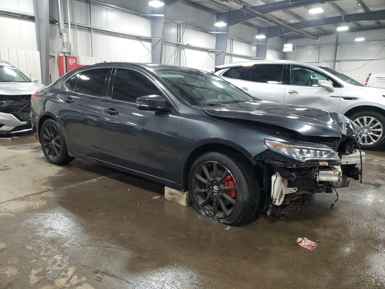 2015 Acura TLX VIN 19UUB3F57FA000890 Copart auction photo, front end damage thumbnail 4