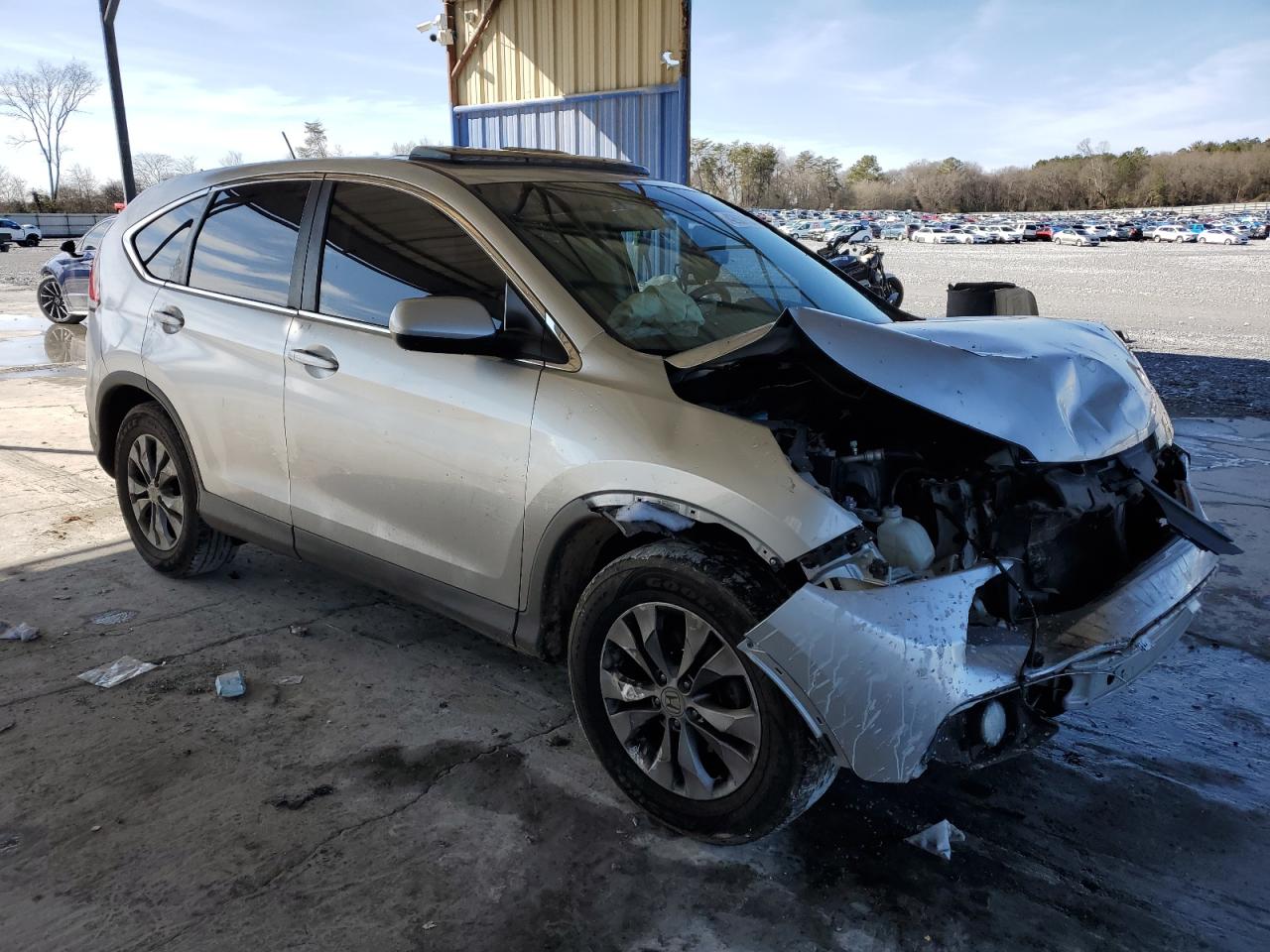 2012 Honda CR-V VIN 2HKRM3H53CH502263 Copart auction photo, front end / minor dent/scratches damage thumbnail 4