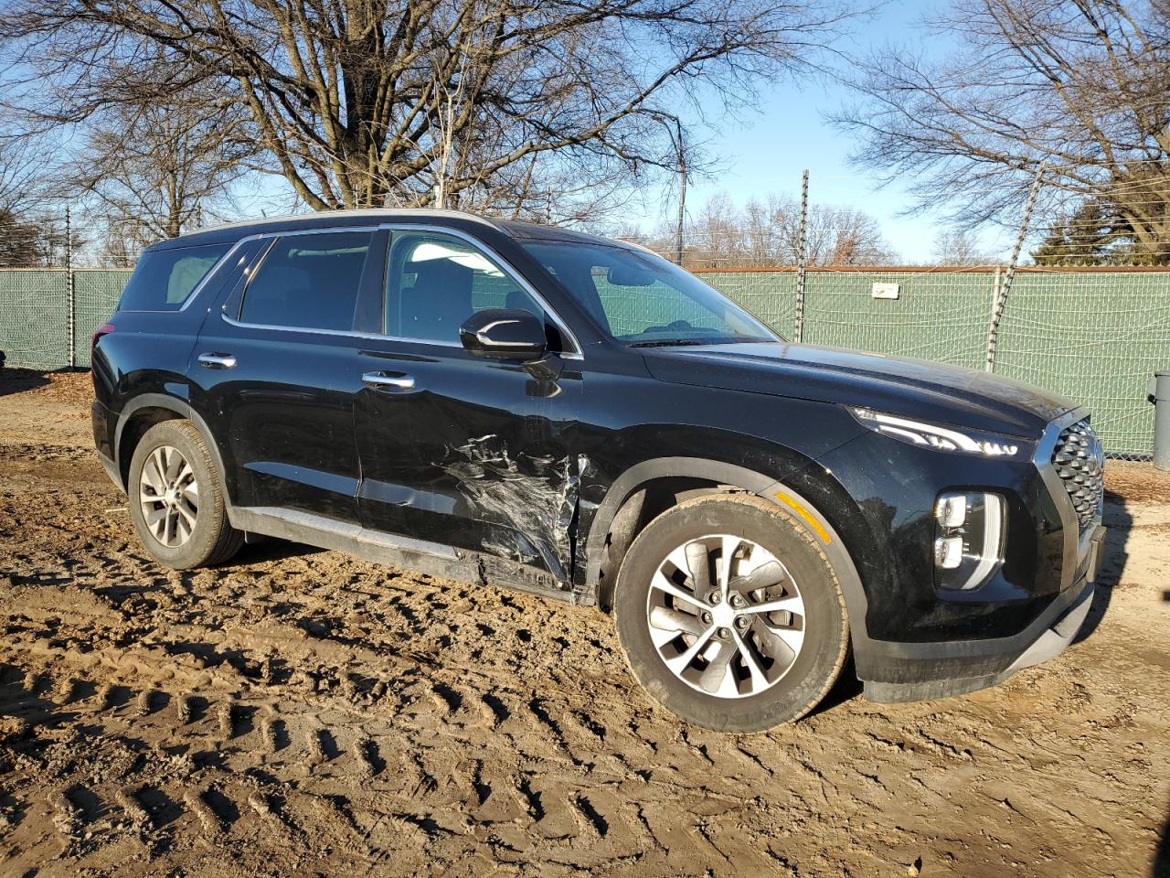 2020 Hyundai Palisade VIN KM8R2DHE8LU036438 Copart auction photo, side / undercarriage damage thumbnail 4