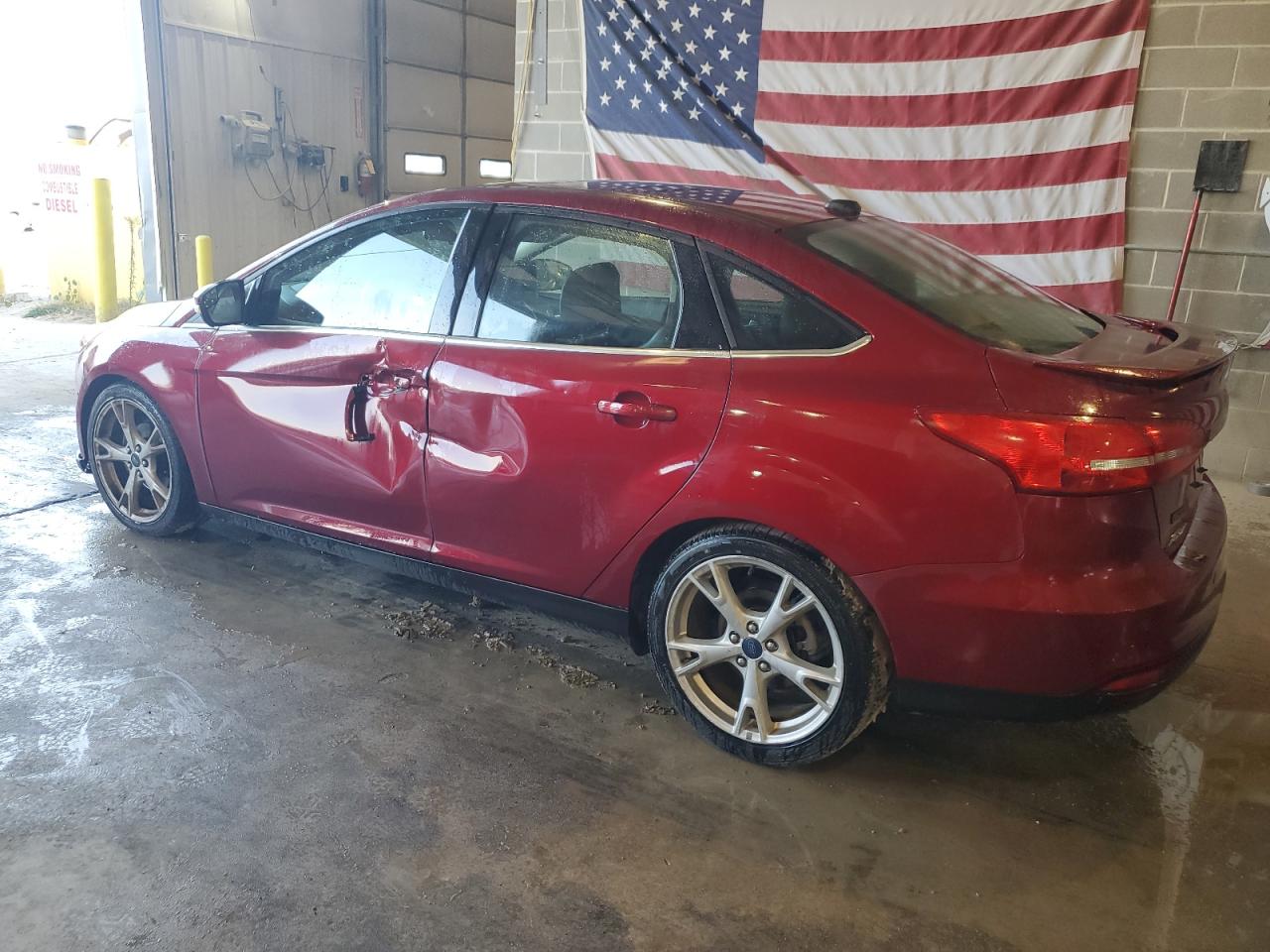 2016 Ford Focus VIN 1FADP3J23GL275567 Copart auction photo, side damage thumbnail 2