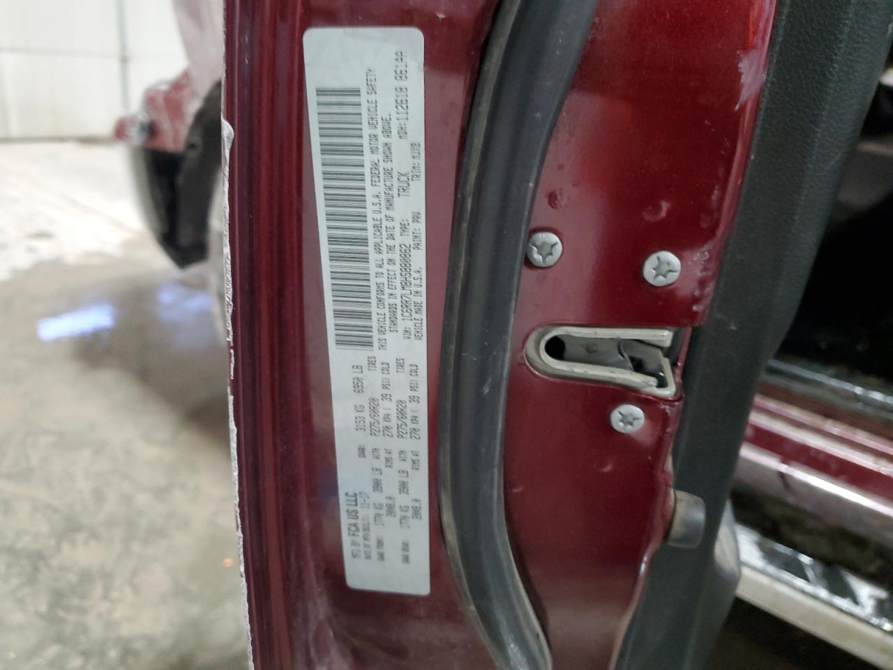 2017 RAM 1500 VIN 1C6RR7LM8HS880862 Copart auction photo, front end damage thumbnail 12