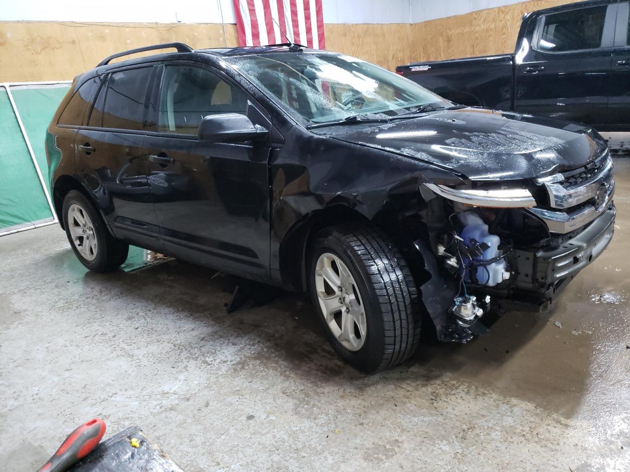 2013 Ford Edge VIN 2FMDK4GC6DBB74447 Copart auction photo, front end / undercarriage damage thumbnail 4