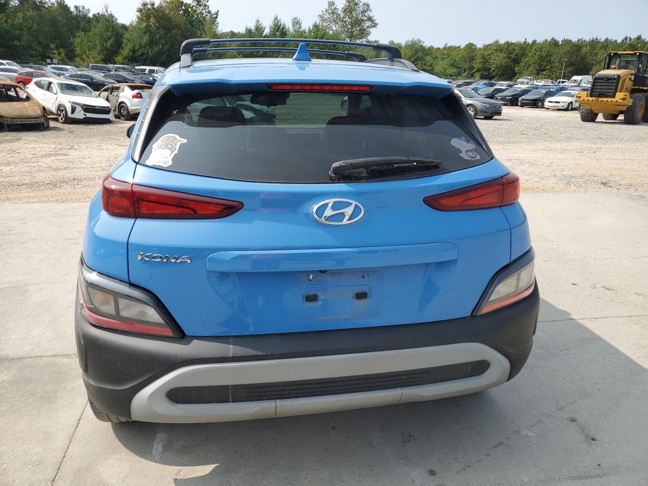 2023 Hyundai Kona VIN KM8K62AB1PU946643 Copart auction photo, front end / side damage thumbnail 6