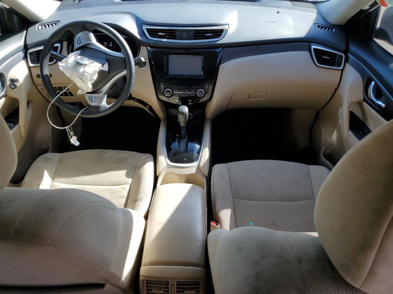 2016 Nissan Rogue VIN 5N1AT2MN1GC918745 Copart auction photo, front end / side damage thumbnail 8