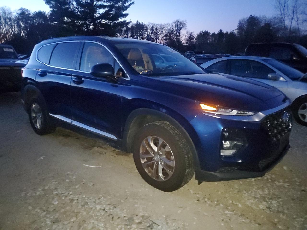 2020 Hyundai Santa Fe VIN 5NMS2CAD3LH255946 Copart auction photo, side / rear end damage thumbnail 4