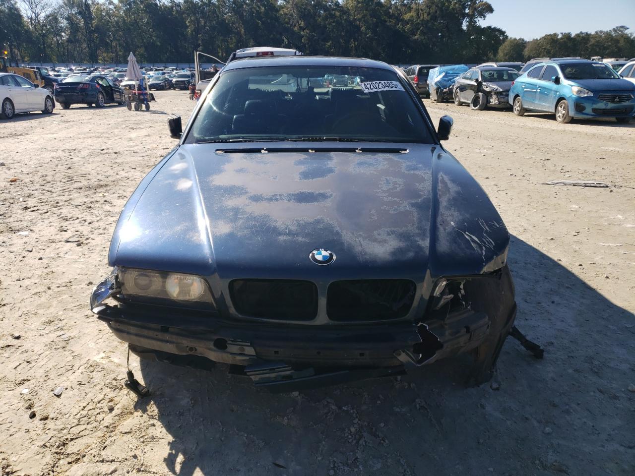 1997 BMW 7er VIN WBAGJ8327VDL42579 Copart auction photo, front end / side damage thumbnail 5