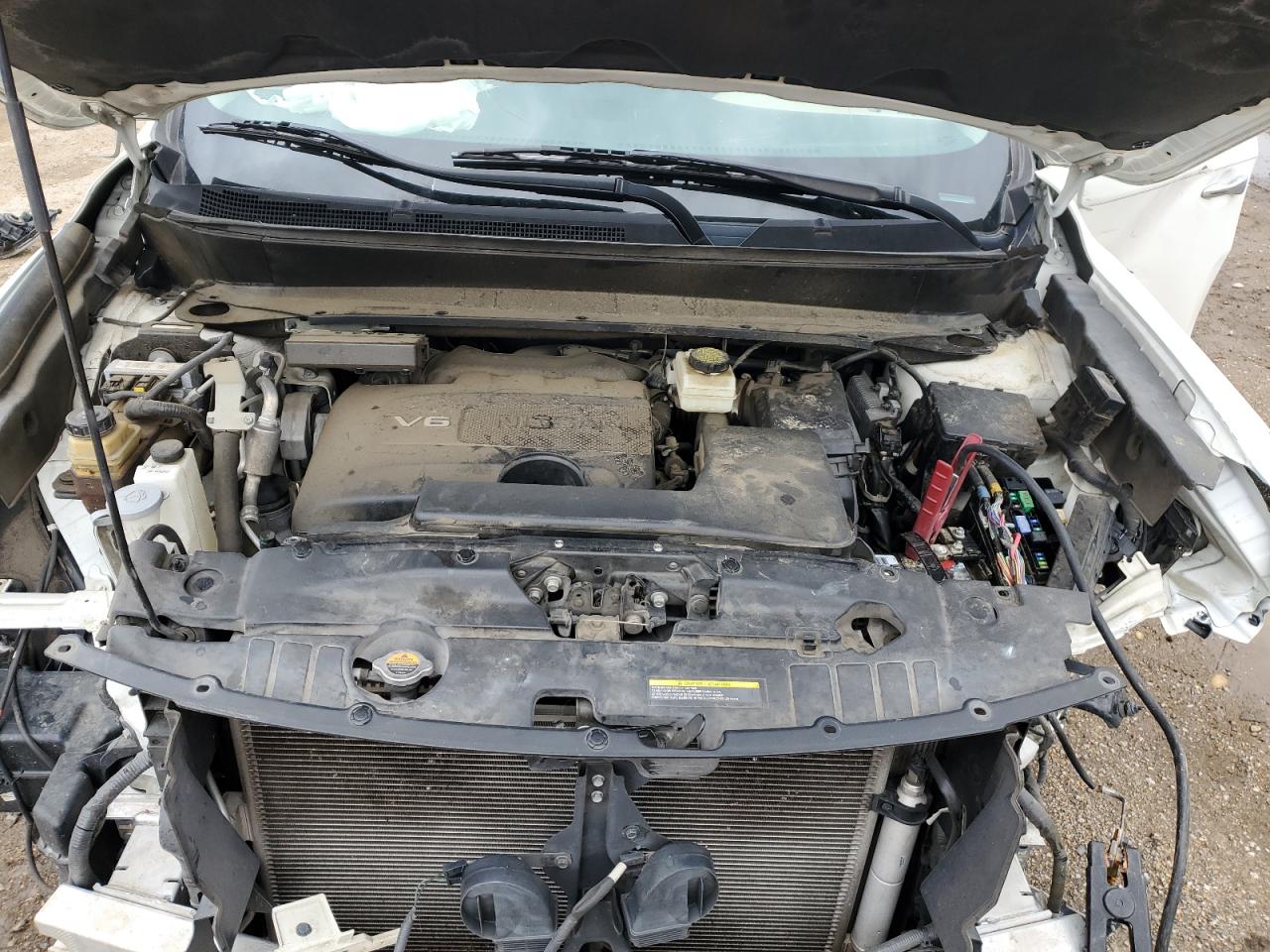2017 Nissan Pathfinder VIN 5N1DR2MN8HC636535 Copart auction photo, front end damage thumbnail 14