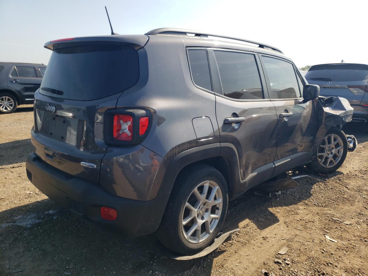 2020 Jeep Renegade VIN ZACNJABB3LPL34493 Copart auction photo, front end / undercarriage damage thumbnail 3