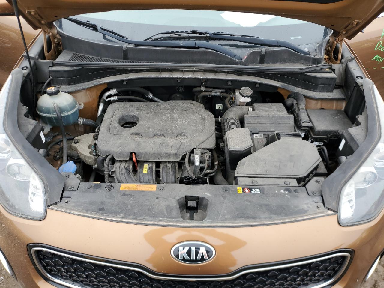 2017 KIA Sportage VIN KNDPMCAC6H7204690 Copart auction photo, side damage thumbnail 12