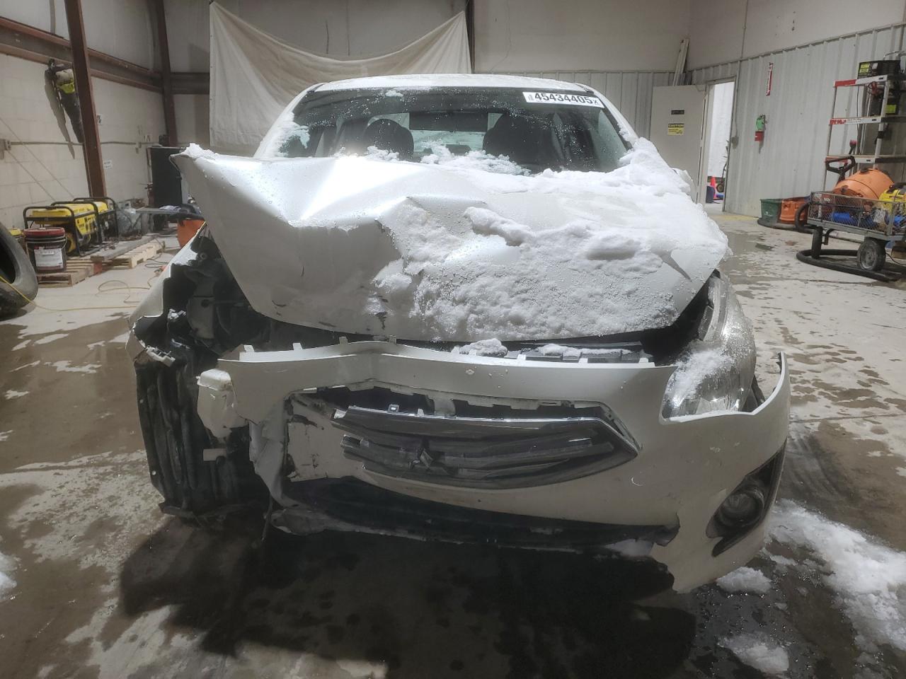 2017 Mitsubishi Mirage VIN ML32F3FJ9HHF15719 Copart auction photo, front end damage thumbnail 5