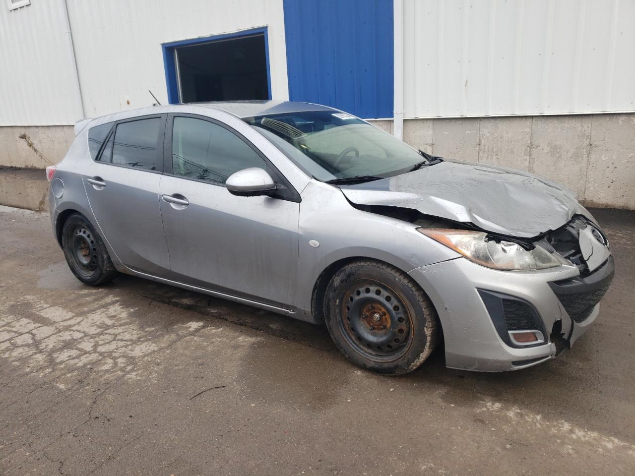 2010 Mazda 3 VIN JM1BL1H54A1345176 Copart auction photo, front end / rear end damage thumbnail 4