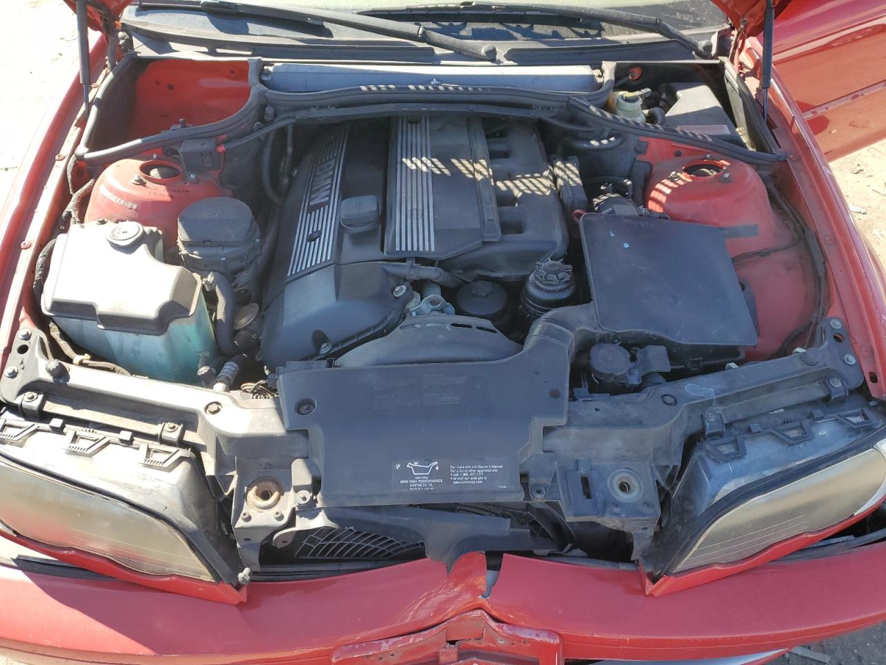 2002 BMW 3er VIN WBABS53422JU89428 Copart auction photo, front end damage thumbnail 11