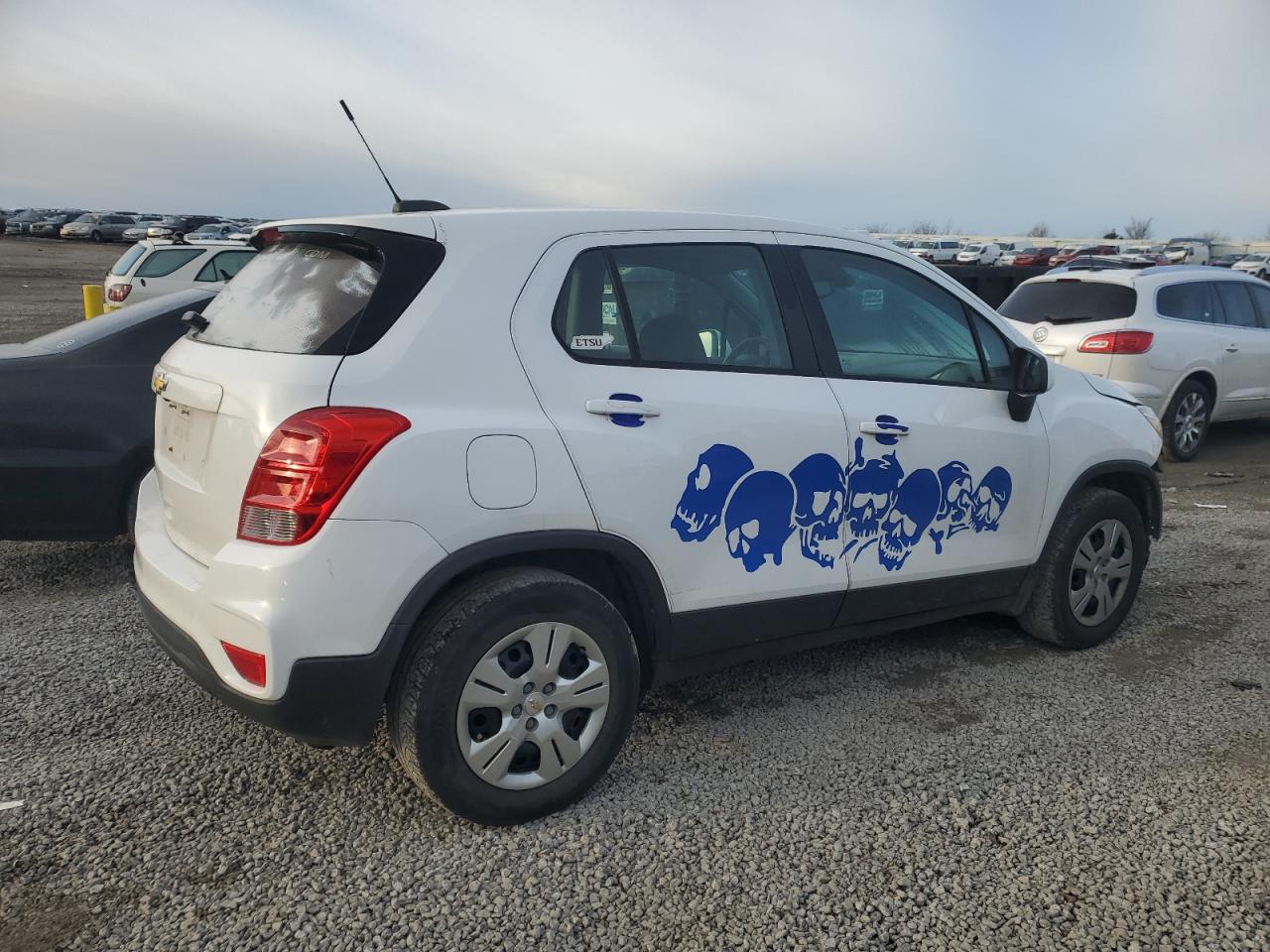 2017 Chevrolet Trax VIN 3GNCJKSB7HL278727 Copart auction photo, front end / minor dent/scratches damage thumbnail 3