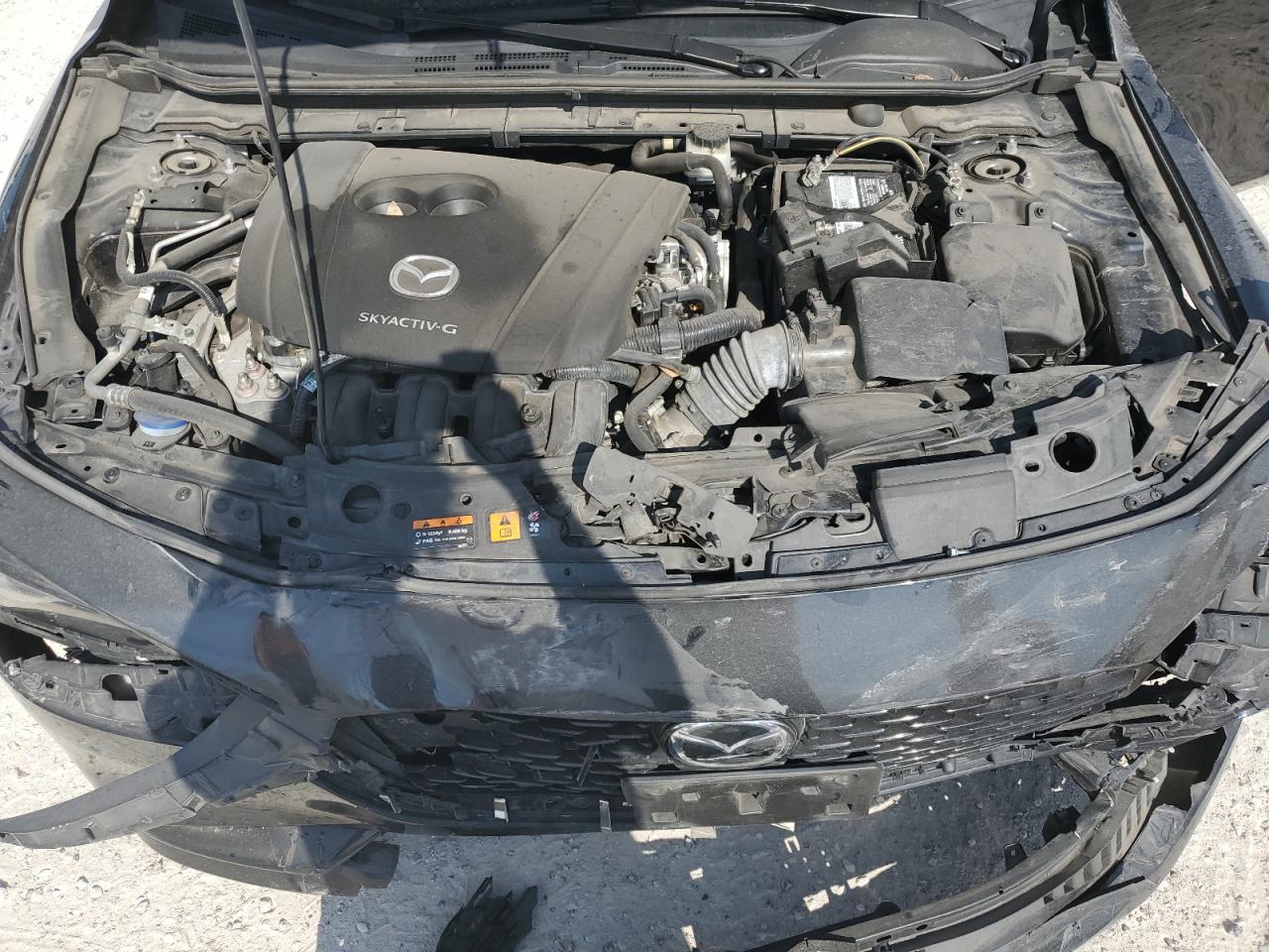 2022 Mazda 3 VIN JM1BPADL5N1507170 Copart auction photo, front end / side damage thumbnail 12