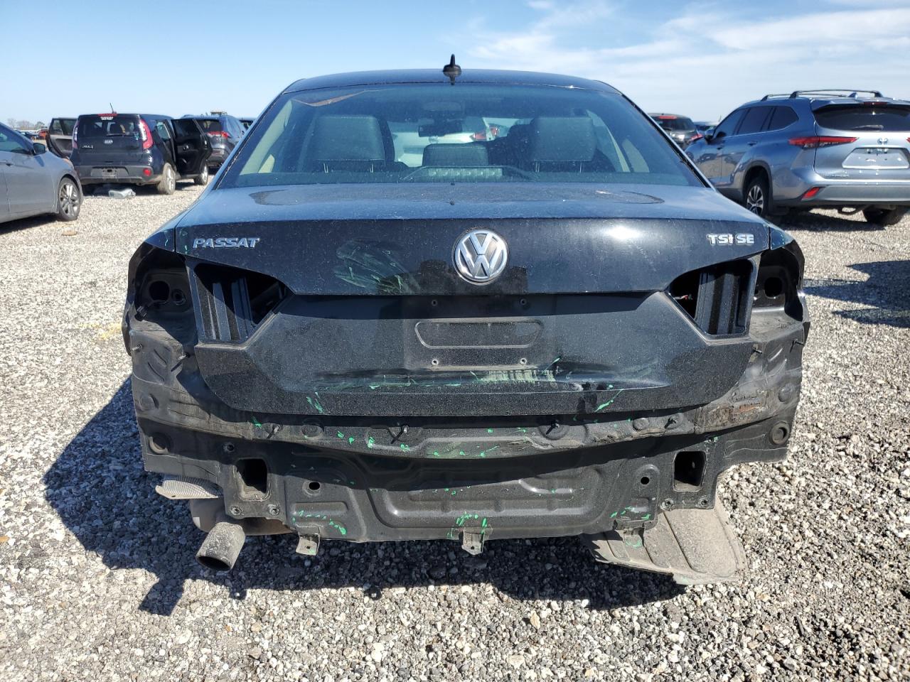 2014 Volkswagen Passat VIN 1VWBS7A35EC100618 Copart auction photo, rear end / minor dent/scratches damage thumbnail 6