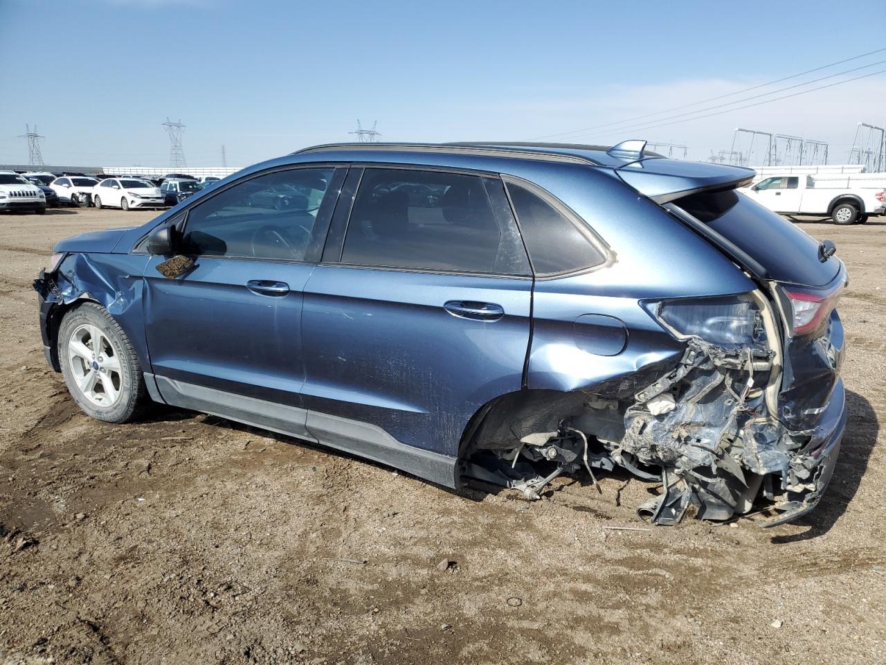 2018 Ford Edge VIN 2FMPK3G99JBC49326 Copart auction photo, all over damage thumbnail 2