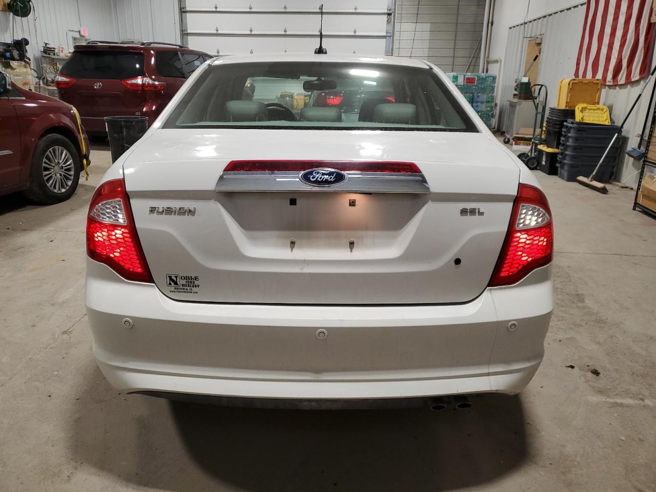 2010 Ford Fusion VIN 3FAHP0JA2AR349920 Copart auction photo, hail / mechanical damage thumbnail 6