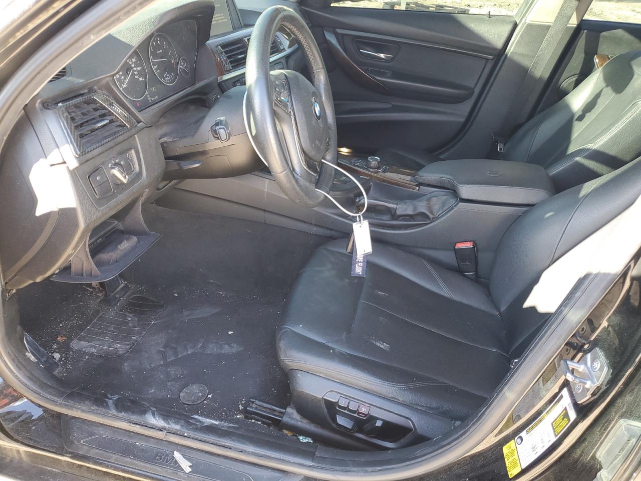 2015 BMW 3er VIN WBA3C1C54FK121349 Copart auction photo, front end / side damage thumbnail 7