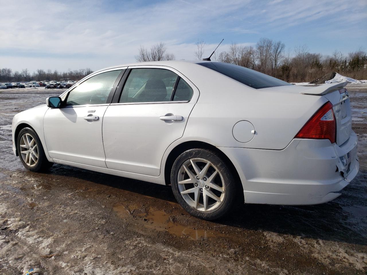 2012 Ford Fusion VIN 3FAHP0JA1CR354125 Copart auction photo, rear end damage thumbnail 2
