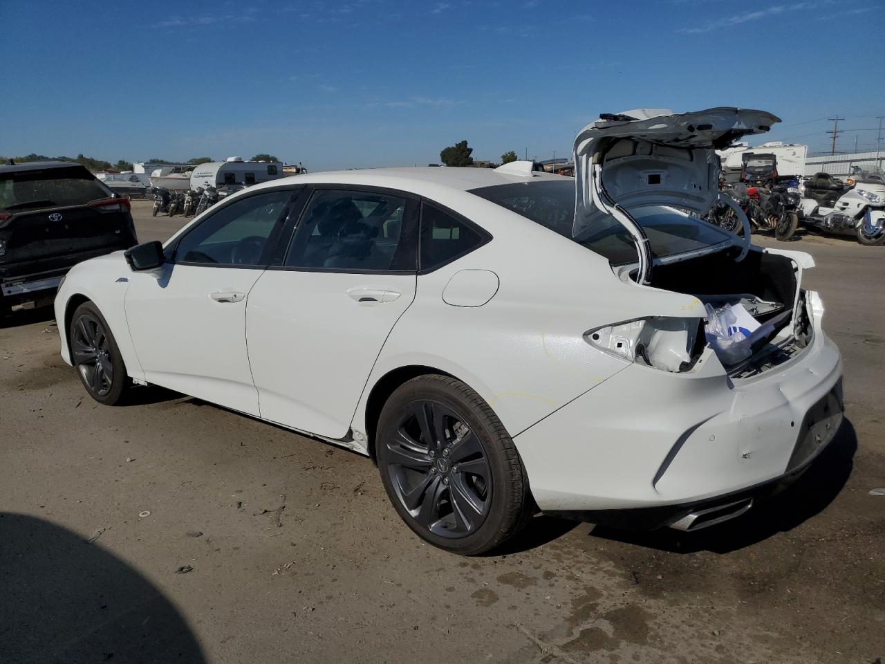 2023 Acura TLX VIN 19UUB6F52PA000797 Copart auction photo, rear end / side damage thumbnail 2