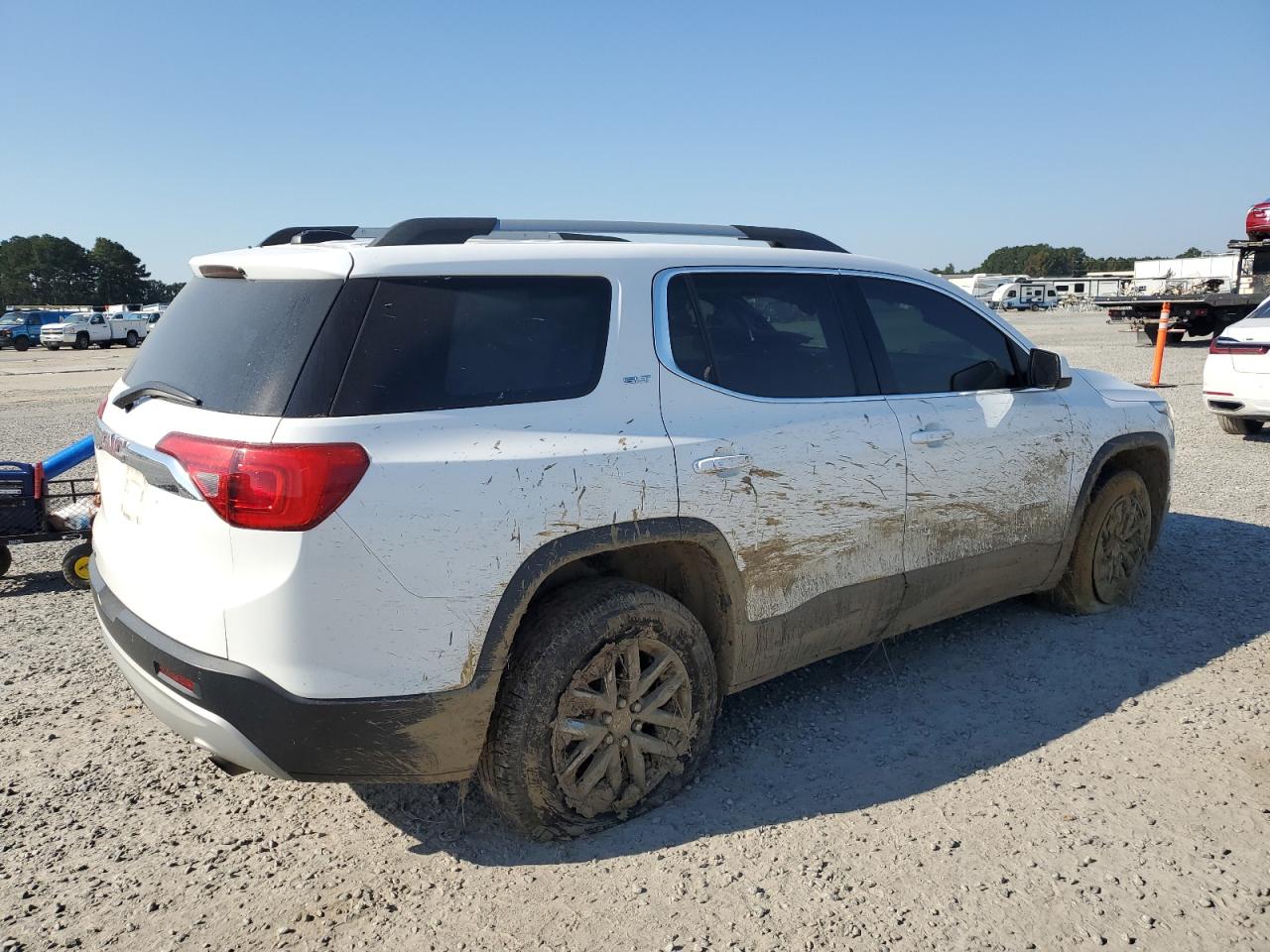 2017 GMC Acadia VIN 1GKKNMLA7HZ259005 Copart auction photo, side damage thumbnail 3
