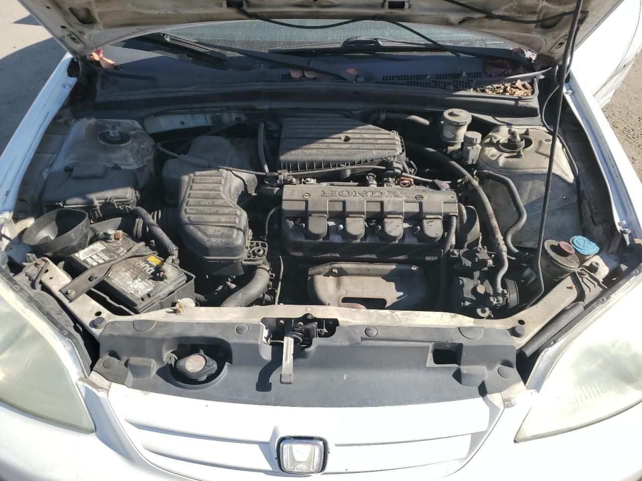 2001 Honda Civic VIN 2HGES15271H568471 Copart auction photo, side damage thumbnail 12