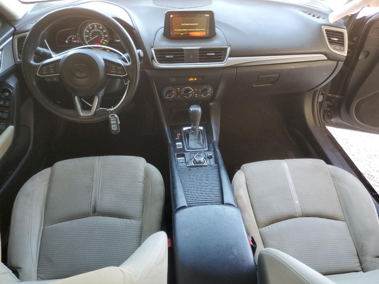 2017 Mazda 3 VIN 3MZBN1U77HM123727 Copart auction photo, side damage thumbnail 8