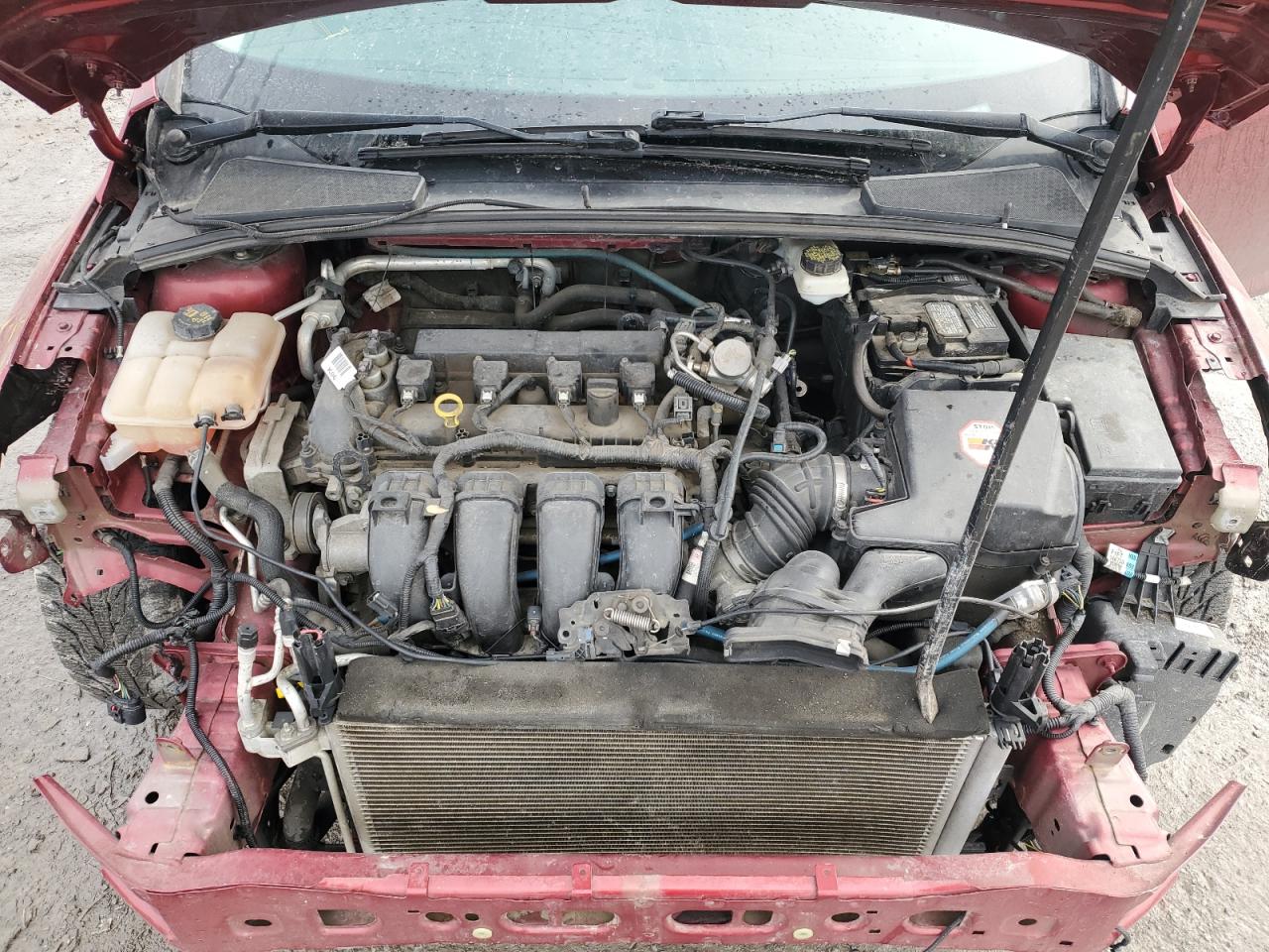 2017 Ford Focus VIN 1FADP3F23HL235032 Copart auction photo, front end damage thumbnail 11