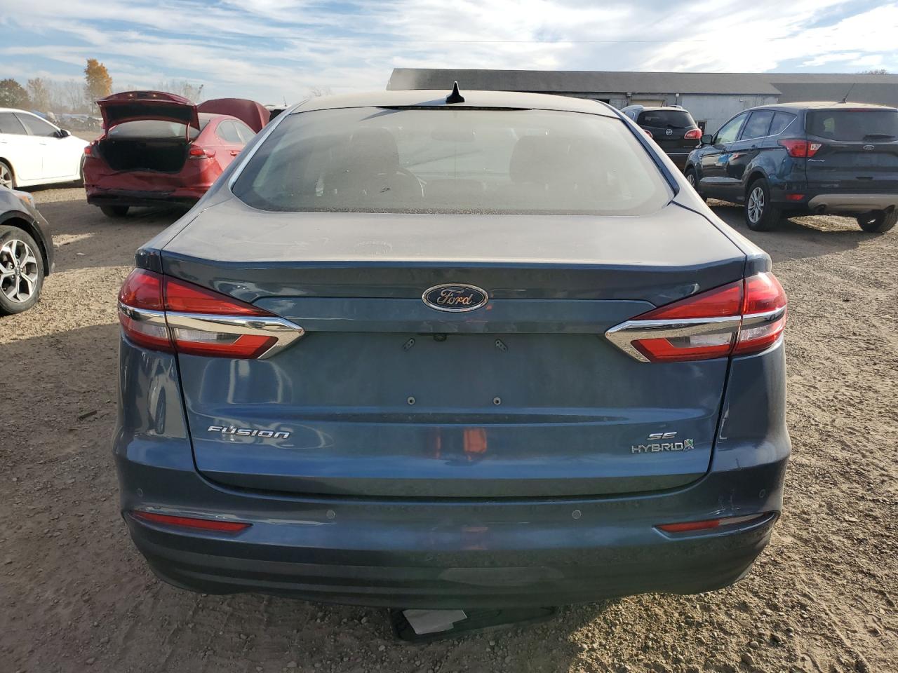 2019 Ford Fusion VIN 3FA6P0LU1KR168890 Copart auction photo, front end / minor dent/scratches damage thumbnail 6