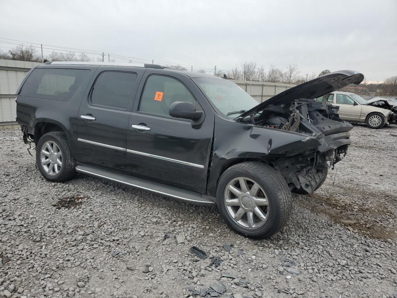 2011 GMC Yukon VIN 1GKS1MEF7BR165394 Copart auction photo, front end / rear end damage thumbnail 4