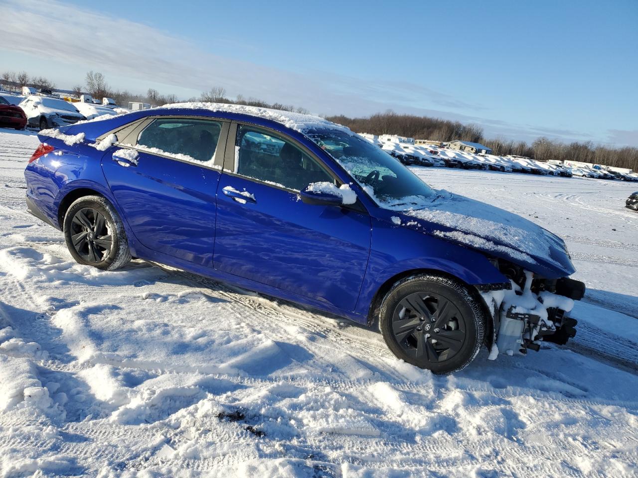 2023 Hyundai Elantra VIN KMHLM4AG7PU529562 Copart auction photo, front end damage thumbnail 4