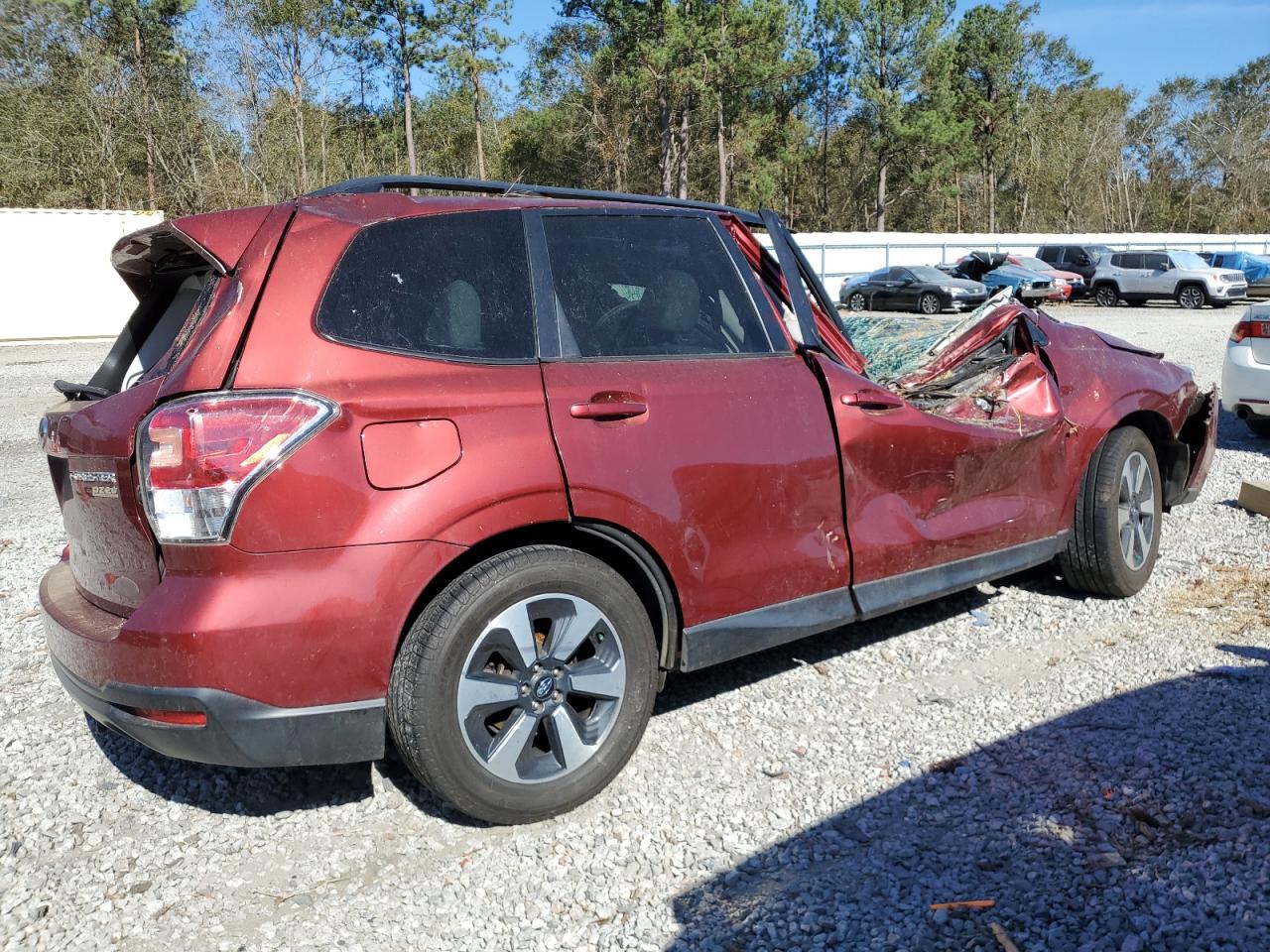 2017 Subaru Forester VIN JF2SJADC9HH557391 Copart auction photo, all over damage thumbnail 3