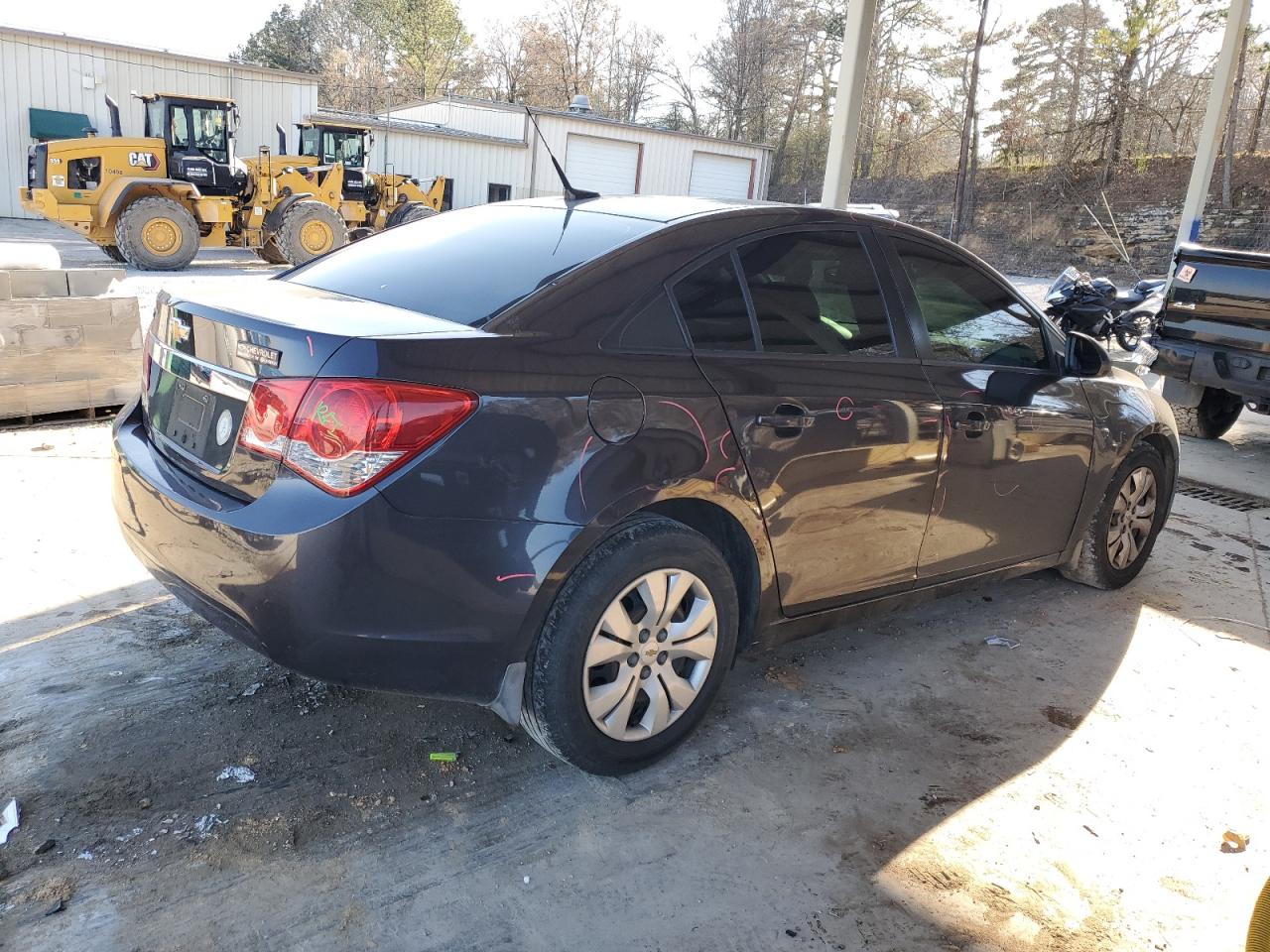 2014 Chevrolet Cruze VIN 1G1PA5SH6E7331250 Copart auction photo, side damage thumbnail 3