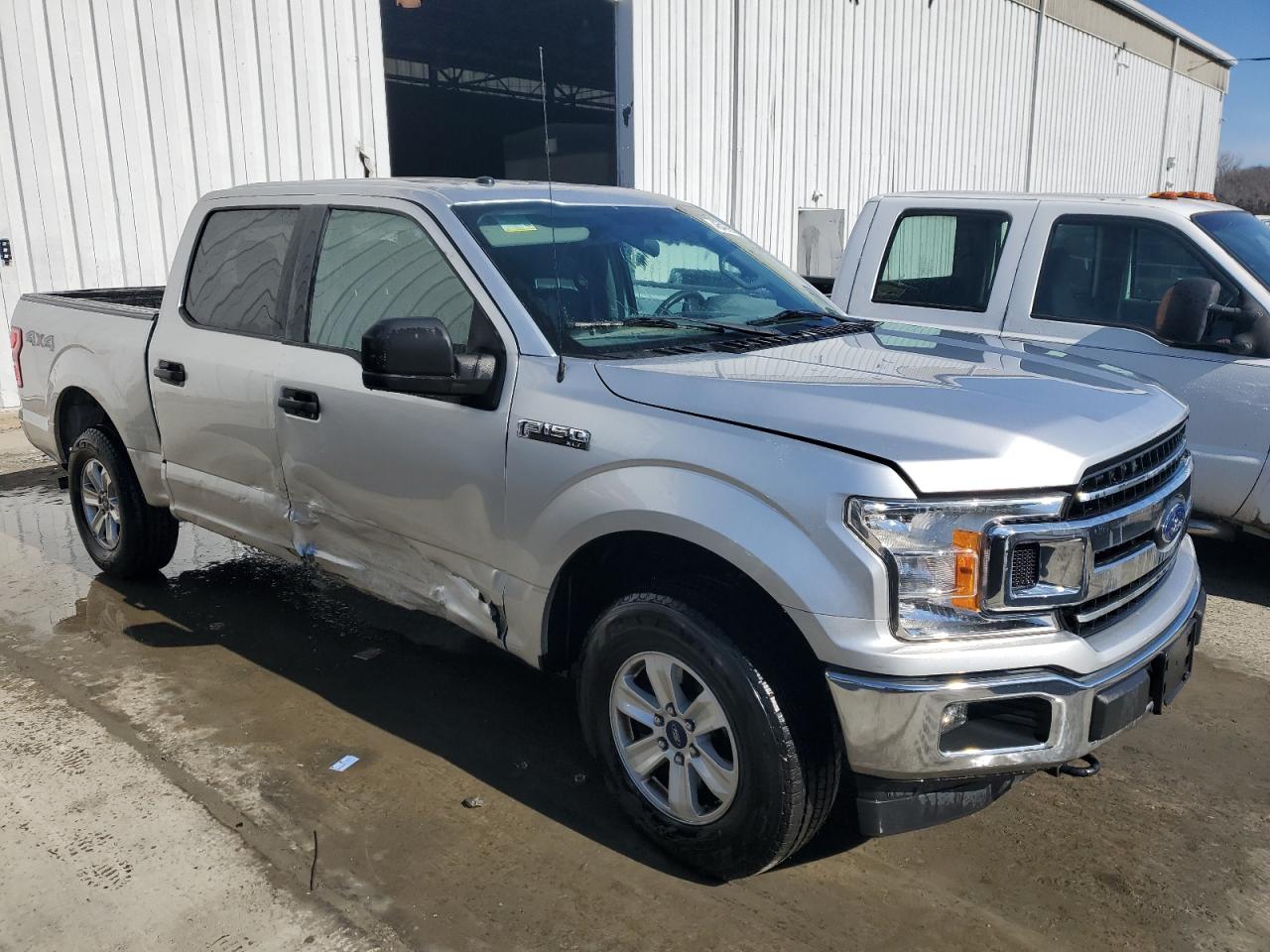 2018 Ford F-150 VIN 1FTEW1EB1JFA64163 Copart auction photo, side damage thumbnail 4