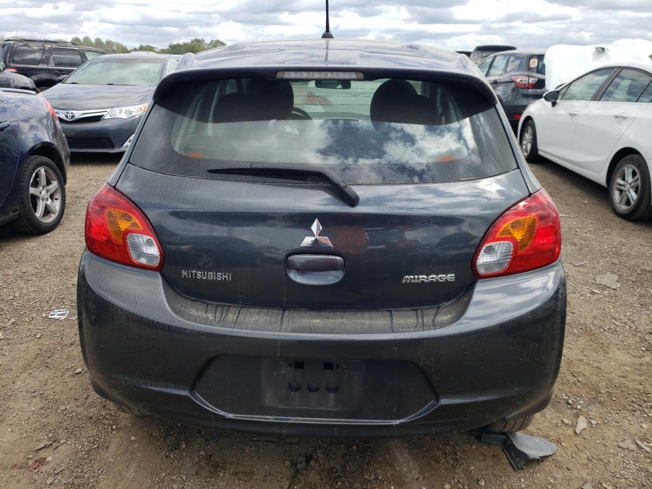 2015 Mitsubishi Mirage VIN ML32A3HJ7FH012342 Copart auction photo, front end damage thumbnail 6