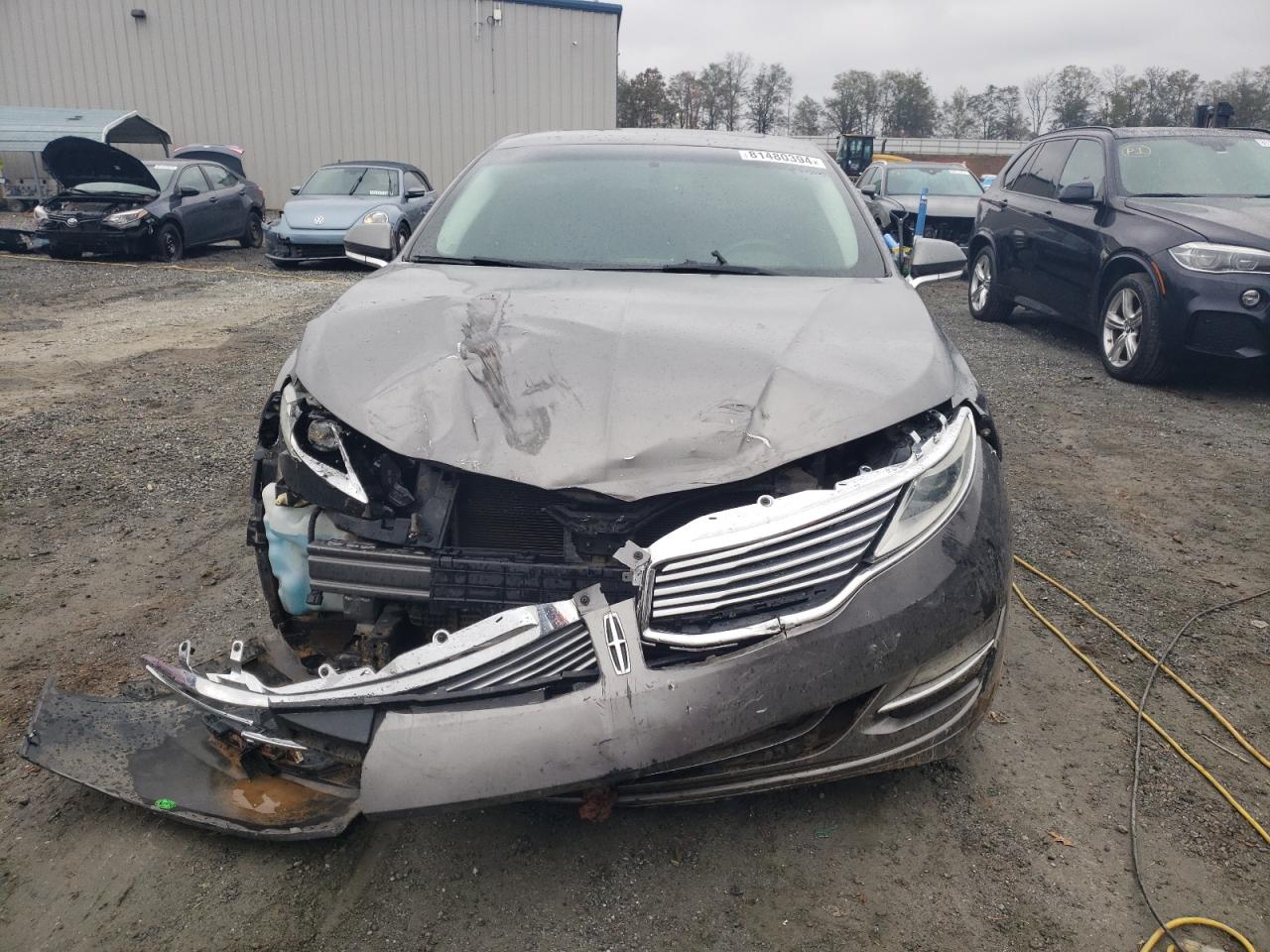 2014 Lincoln MKZ VIN 3LN6L2J93ER817816 Copart auction photo, front end / minor dent/scratches damage thumbnail 5