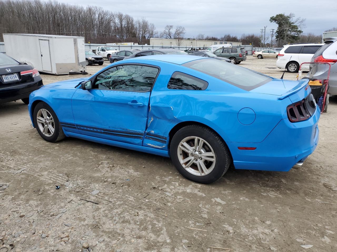 2013 Ford Mustang VIN 1ZVBP8AM1D5265388 Copart auction photo, side damage thumbnail 2