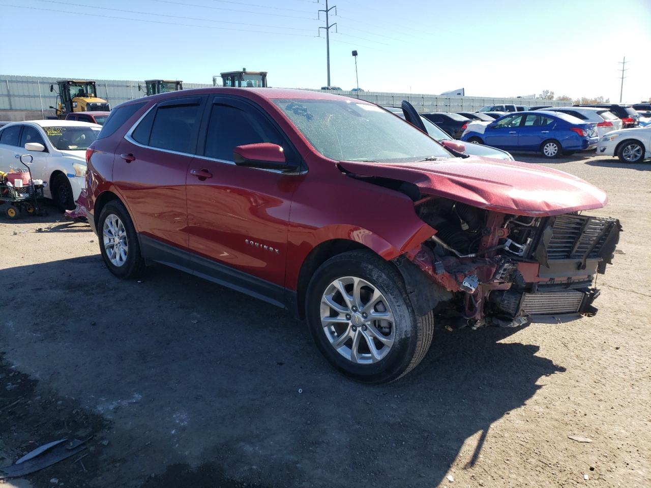 2021 Chevrolet Equinox VIN 2GNAXKEVXM6151559 Copart auction photo, front end damage thumbnail 4