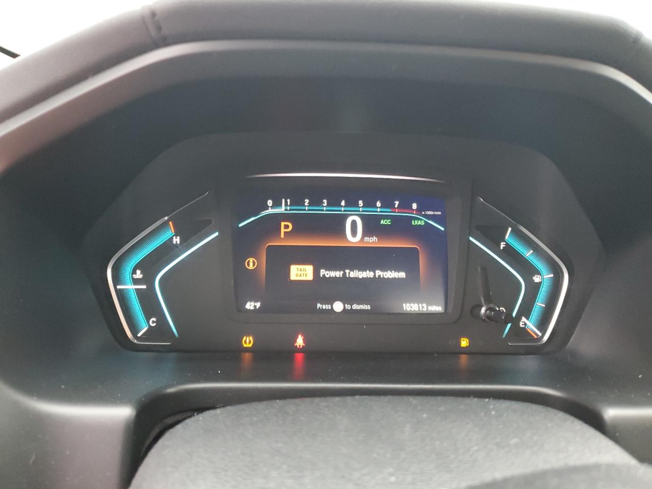 2019 Honda Odyssey VIN 5FNRL6H70KB089351 Copart auction photo, front end / rear end damage thumbnail 9