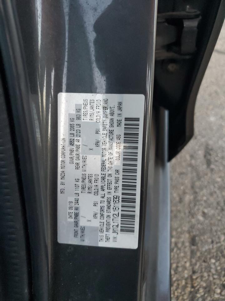 2020 Mazda 6 VIN JM1GL1TY2L1511639 Copart auction photo, front end damage thumbnail 12