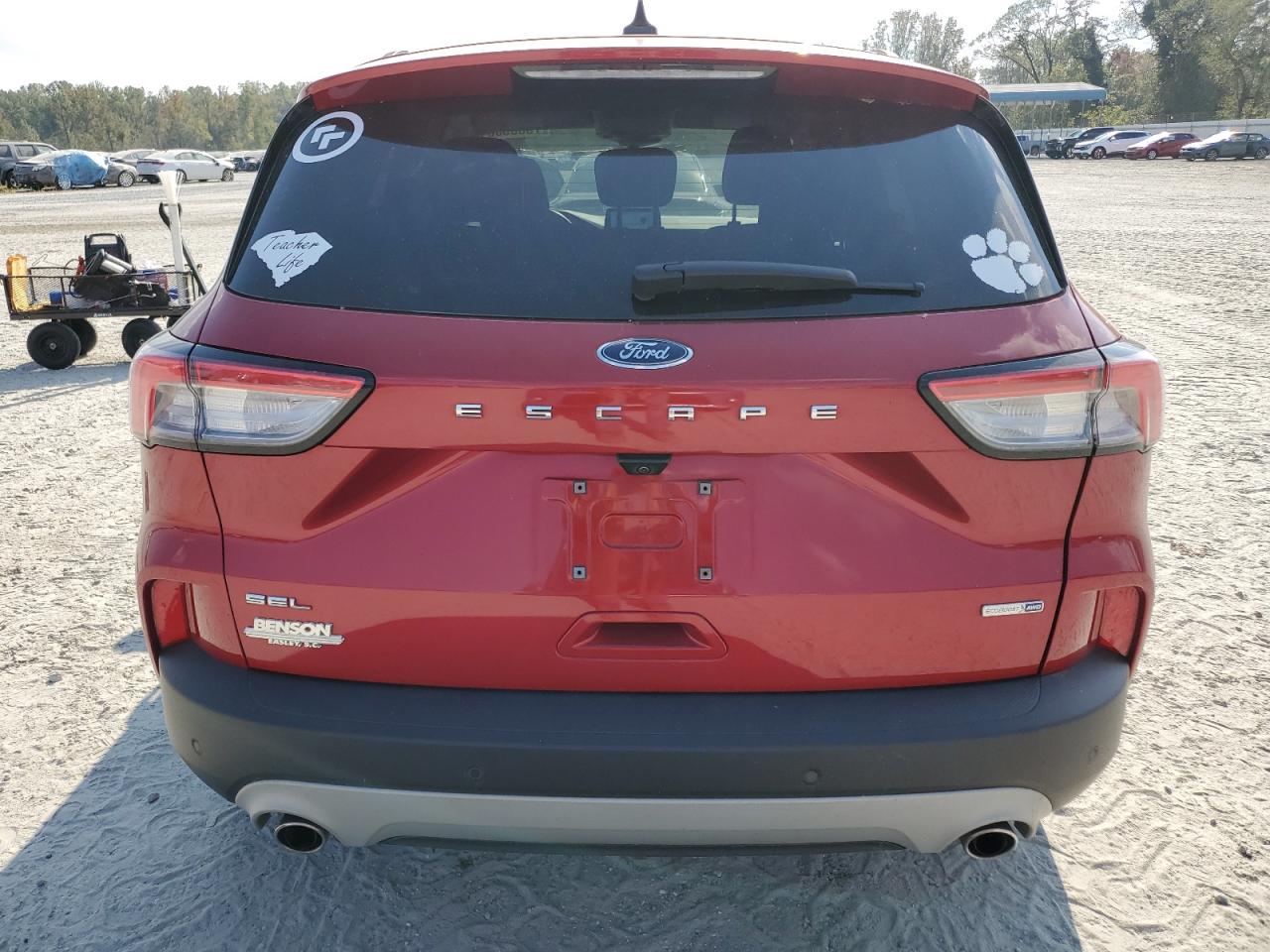 2020 Ford Escape VIN 1FMCU9H66LUA46715 Copart auction photo, front end / minor dent/scratches damage thumbnail 6