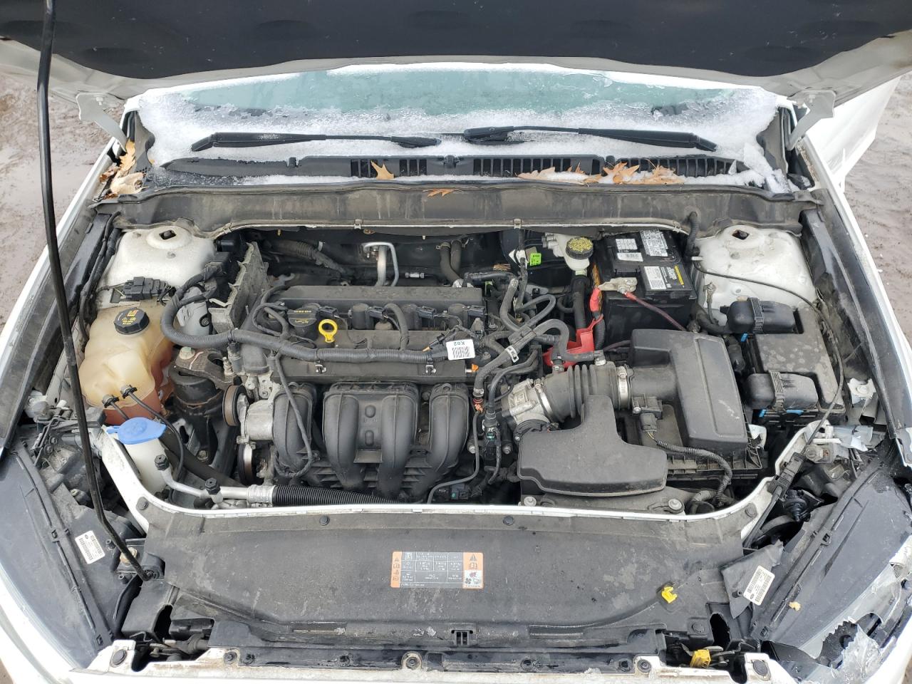 2015 Ford Fusion VIN 3FA6P0H73FR179785 Copart auction photo, front end / side damage thumbnail 11