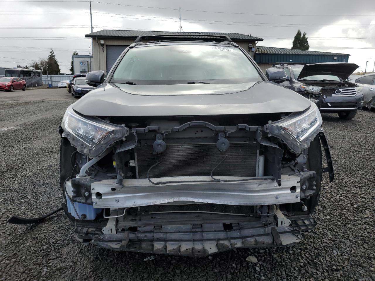 2021 Toyota RAV 4 VIN 2T3A1RFV9MC181112 Copart auction photo, front end damage thumbnail 5